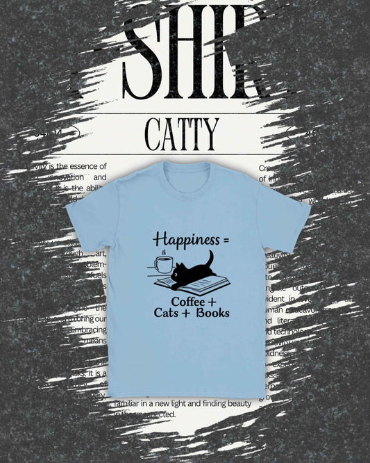 Midnight Whiskers – Playful Cat Graphic Tee in Soft Cotton for Everyday Comfort & Style