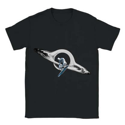 Starlit Rider – Futuristic Silver Surfer Graphic Tee Crafted in Premium Heavyweight Cotton