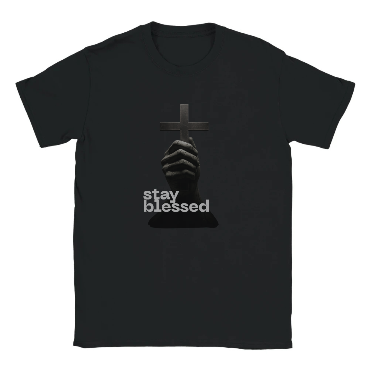 Stay Blessed Heavyweight Cotton T-Shirt – Classic Fit for Everyday Comfort