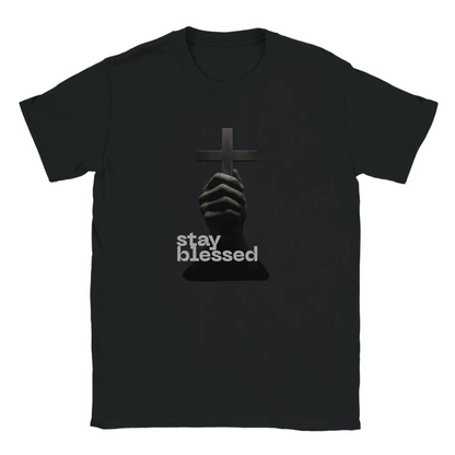 Stay Blessed Heavyweight Cotton T-Shirt – Classic Fit for Everyday Comfort
