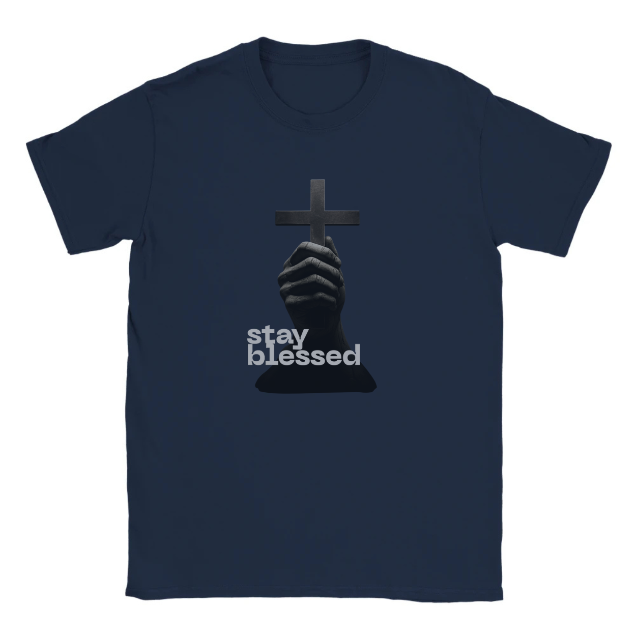 Stay Blessed Heavyweight Cotton T-Shirt – Classic Fit for Everyday Comfort
