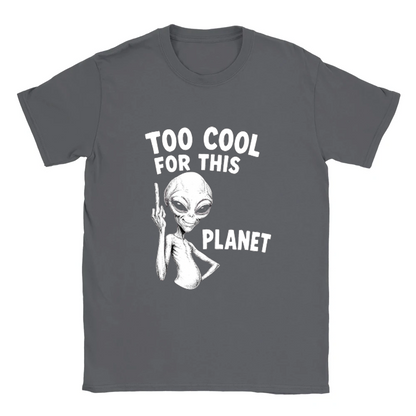 Cosmic Drifter – Alien Artwork Soft Cotton Tee Designed for Bold Streetwear Explorers
