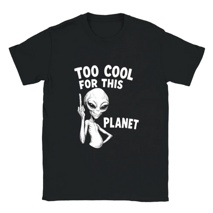 Cosmic Drifter – Alien Artwork Soft Cotton Tee Designed for Bold Streetwear Explorers